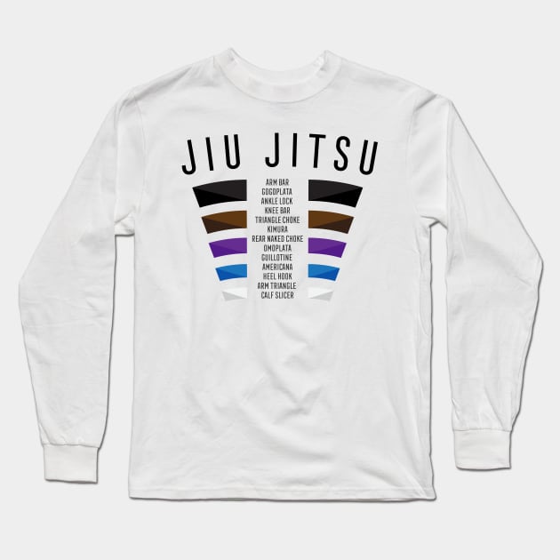 Jiu Jitsu Long Sleeve T-Shirt by ThreadsMonkey